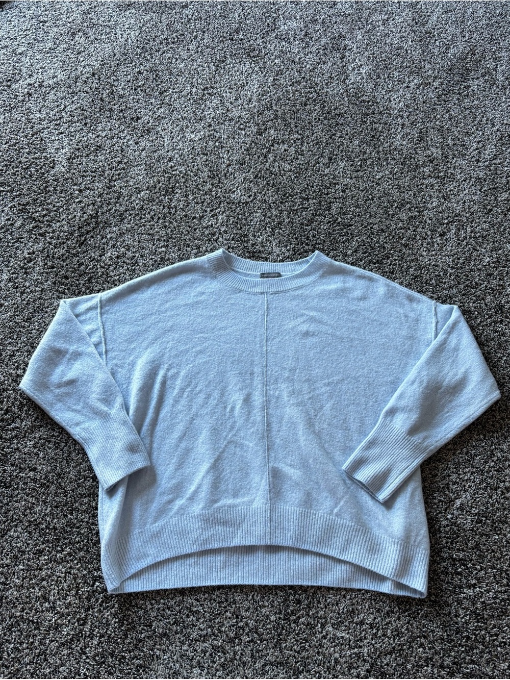 Vince Camuto Pale Blue Crewneck Knit Sweater